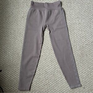 Women’s Victoria’s secret Pink active leggings medium Mauve color glitter